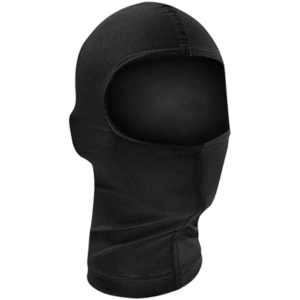 ZAN HEADGEAR SOLID BLACK NYLON BALACLAVA