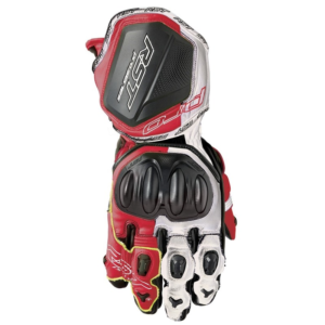 RST PRO SERIES GP D30 CE KANGAROO RACE GLOVES – BLACK/WHITE