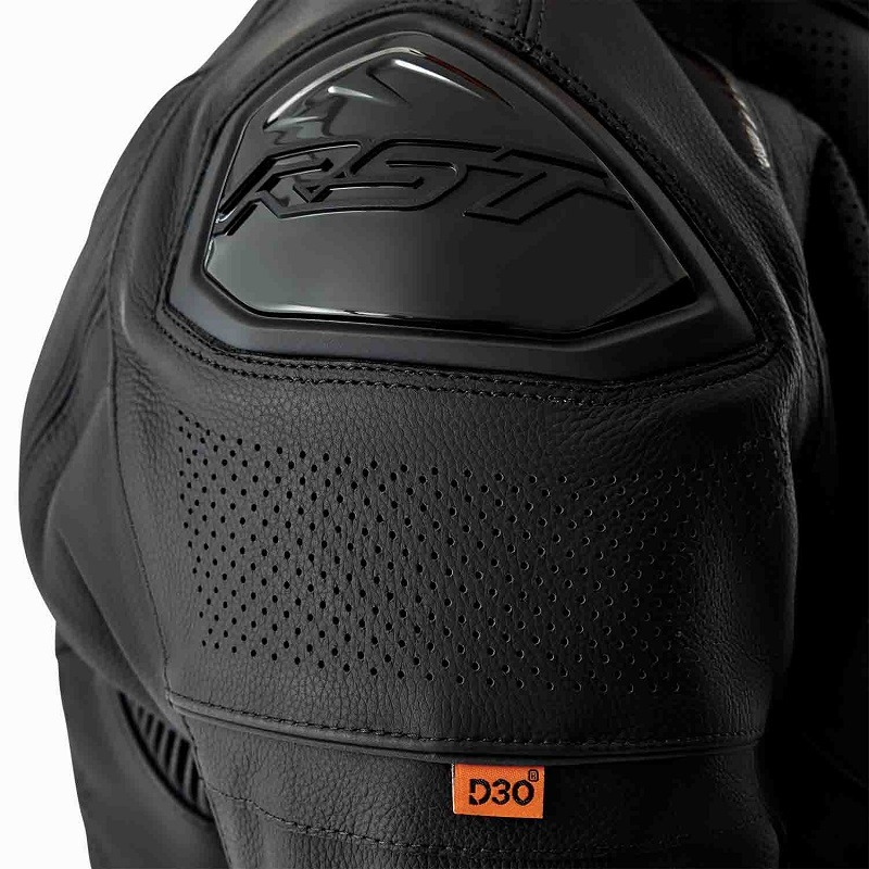 RST S1 D30 CE LEATHER JACKET - BLACK - Image 3