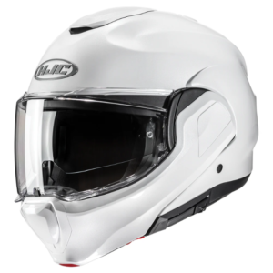 HJC F100 FLIP FRONT HELMET – WHITE