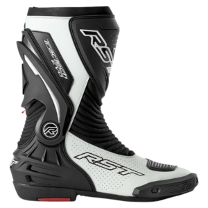 RST TRACTECH EVO D30 CE SPORT MOTORCYCLE BOOTS – WHITE/BLACKA