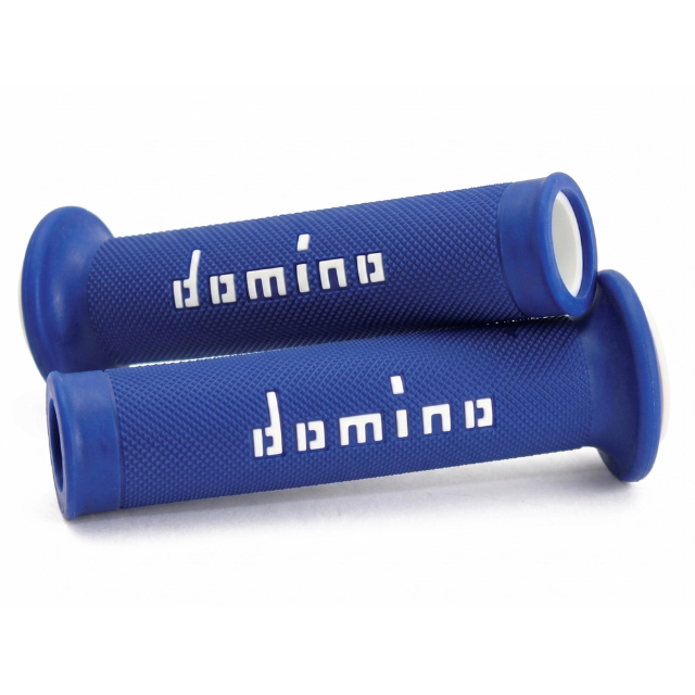 DOMINO A010 SLIM ROAD GRIPS - BLUE/WHITE