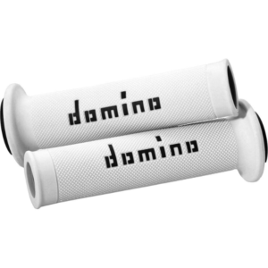 DOMINO A010 SLIM ROAD GRIPS – WHITE/BLACK