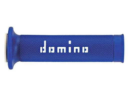 DOMINO A010 SLIM ROAD GRIPS - BLUE/WHITE - Image 2