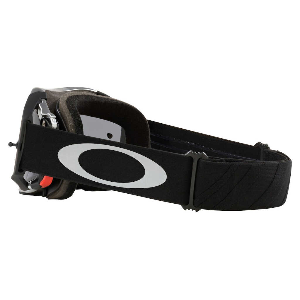 OAKLEY AIRBRAKE TUFF BLOCKS BLACK GUNMETAL GOGGLES - DARK GREY LENS - Image 3