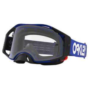 OAKLEY AIRBRAKE MOTO B1B BLUE GOGGLES – CLEAR LENS