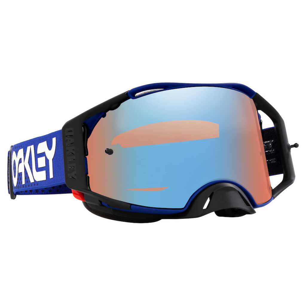 OAKLEY AIRTAKE MOTO B1B BLUE PRIZM GOGGLES - SAPPHIRE LENS - Image 3