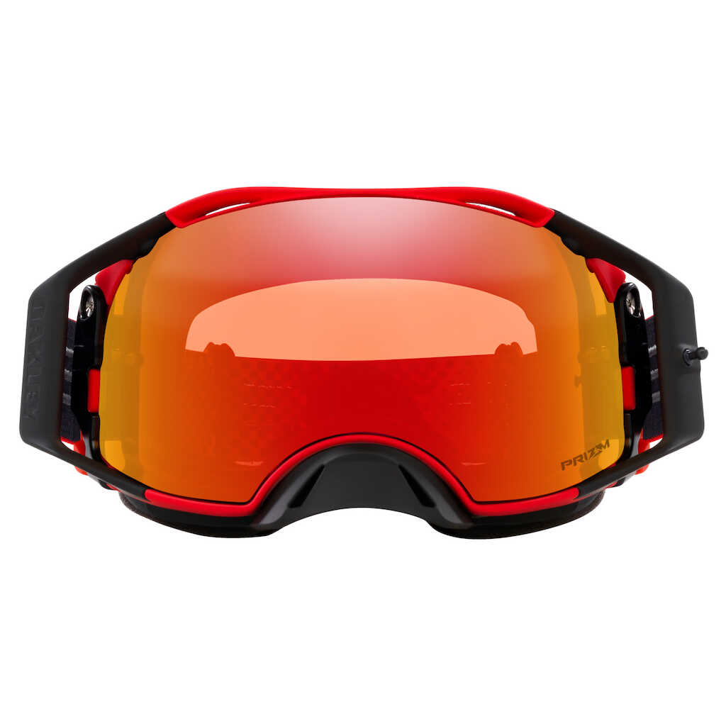 OAKLEY AIRTAKE MOTO B1B RED PRIZM GOGGLES - TORCH LENS - Image 2