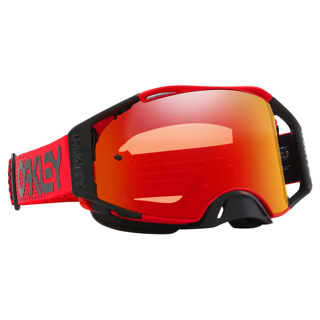 OAKLEY AIRTAKE MOTO B1B RED PRIZM GOGGLES - TORCH LENS - Image 3