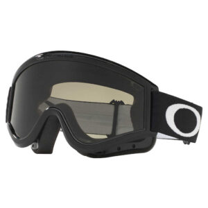 OAKLEY L FRAME JET BLACK GOGGLES – DARK GREY LENS