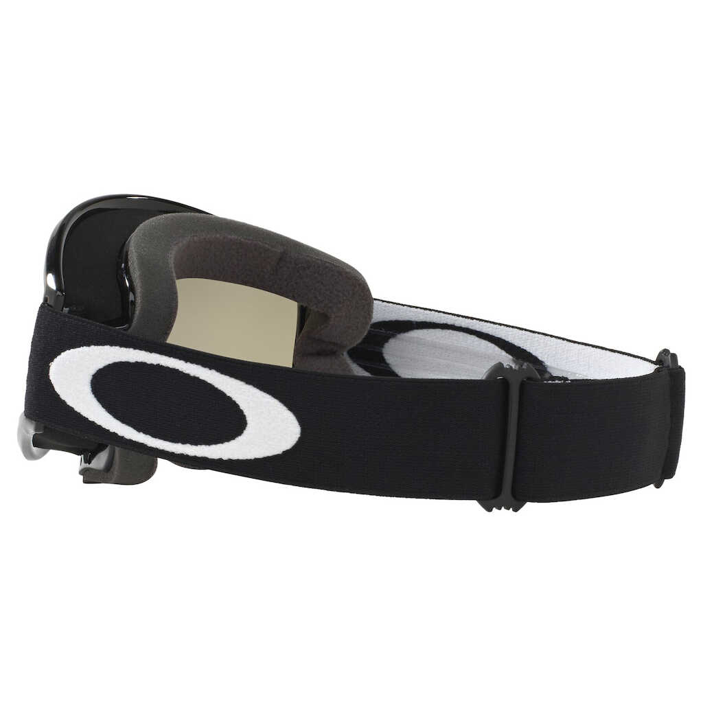 OAKLEY L FRAME JET BLACK GOGGLES - DARK GREY LENS - Image 3