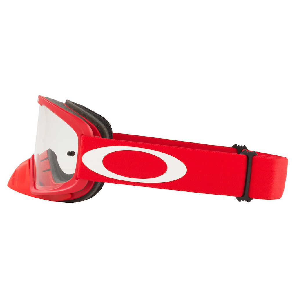 OAKLEY O FRAME 2.0 PRO MOTO RED GOGGLES - CLEAR LENS - Image 3
