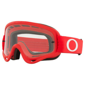 OAKLEY O FRAME MOTO RED GOGGLES – CLEAR LENS