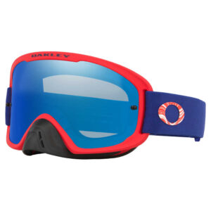OAKLEY O FRAME 2.0 PRO TEAM RED MX GOGGLES – BLACK ICE LENS