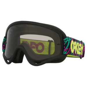 OAKLEY O FRAME JAXSON BLACK MX GOGGLES – LIGHT GREY LENS