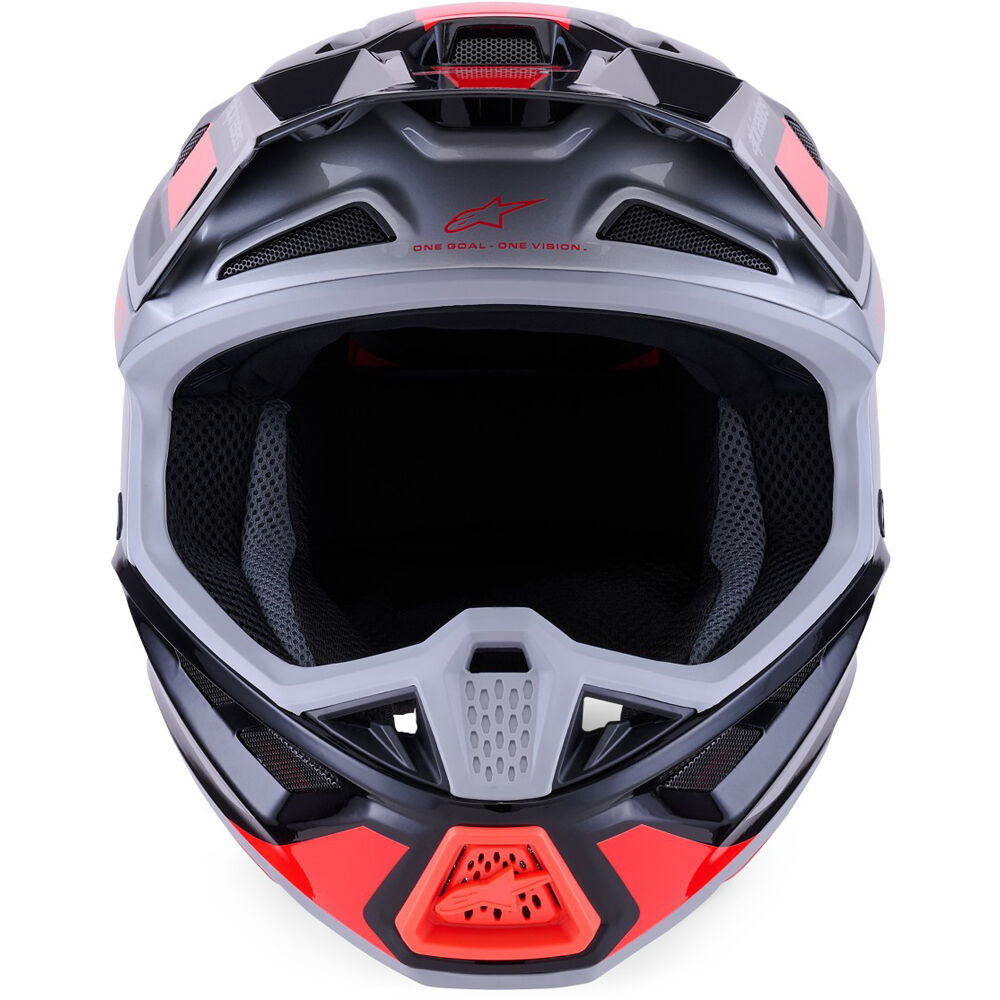 ALPINESTARS 2027 SM-7 RISE MX HELMET - RED/BLACK/SILVER - Image 3