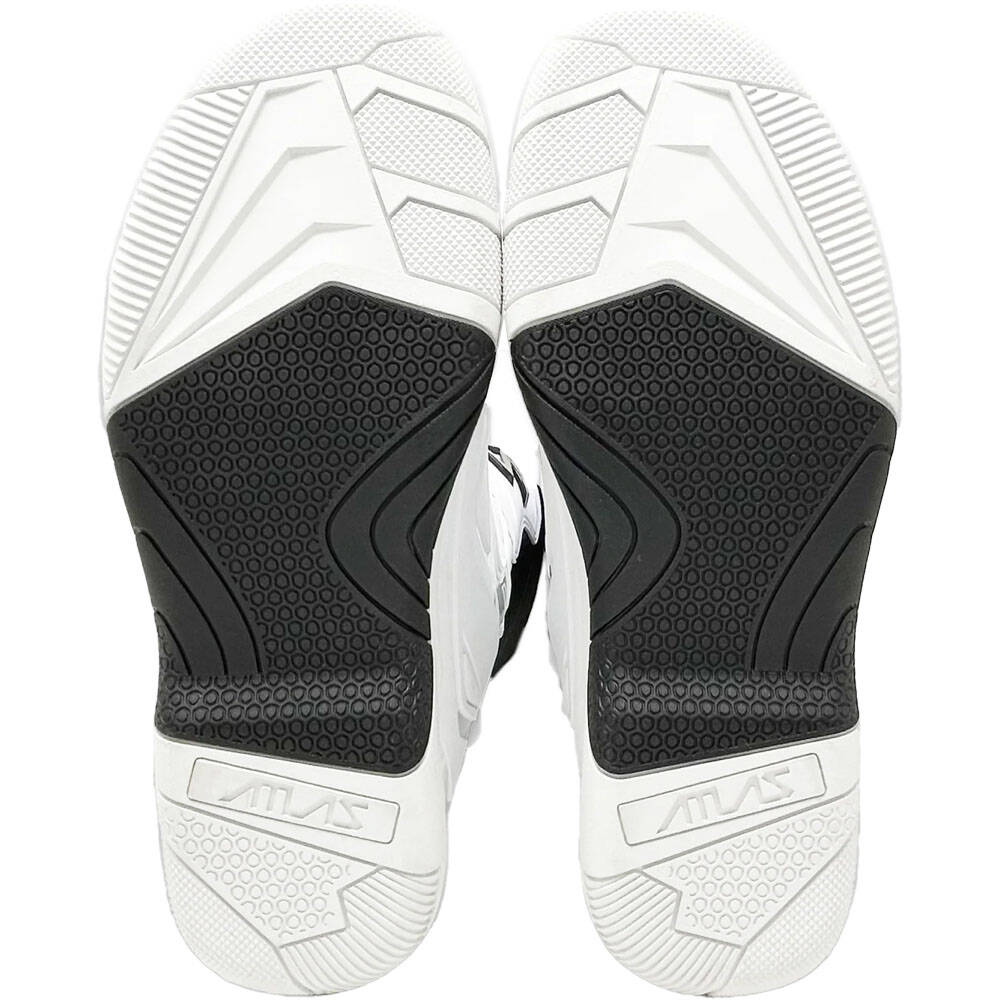 ATLAS TRACTION MX BOOTS - WHITE - Image 6