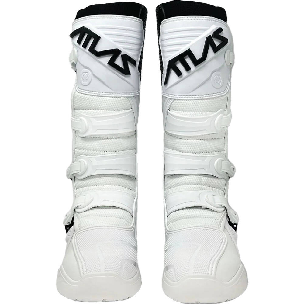 ATLAS TRACTION MX BOOTS - WHITE - Image 2