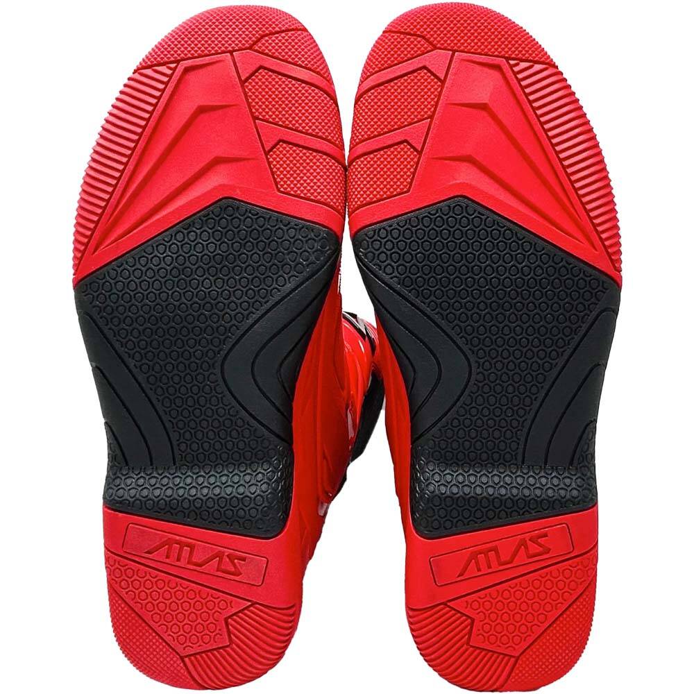 ATLAS TRACTION MX BOOTS - RED - Image 6