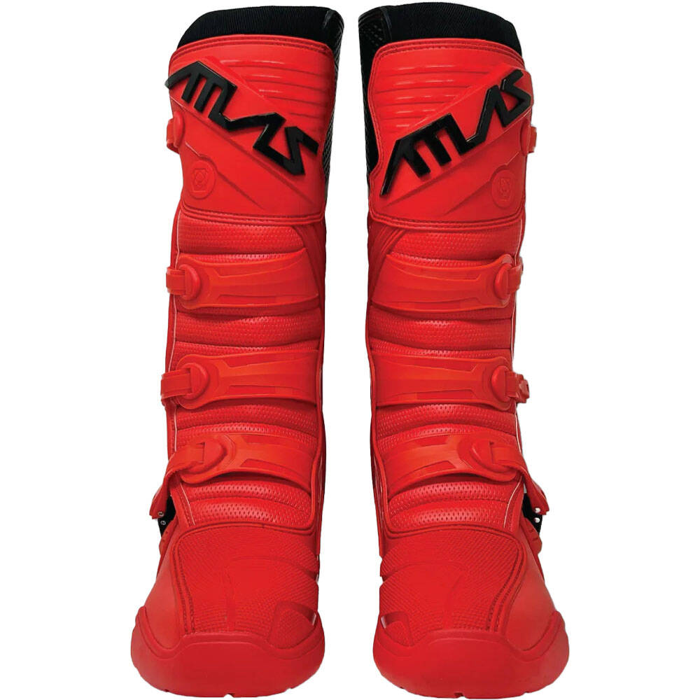 ATLAS TRACTION MX BOOTS - RED - Image 2