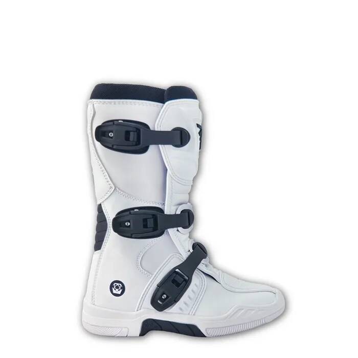 ATLAS TRACTION YOUTH MX BOOTS - WHITE - Image 3