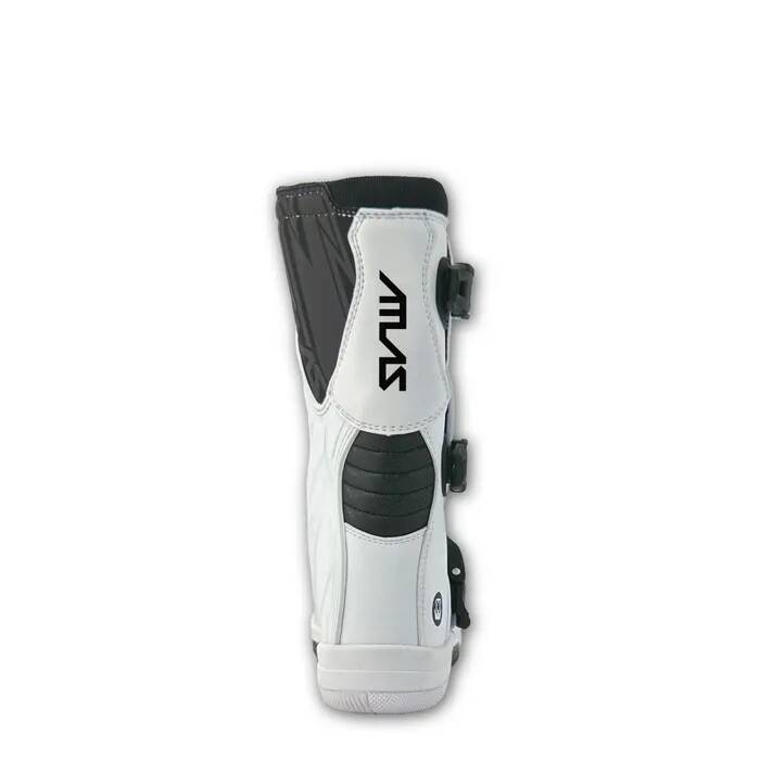 ATLAS TRACTION YOUTH MX BOOTS - WHITE - Image 4