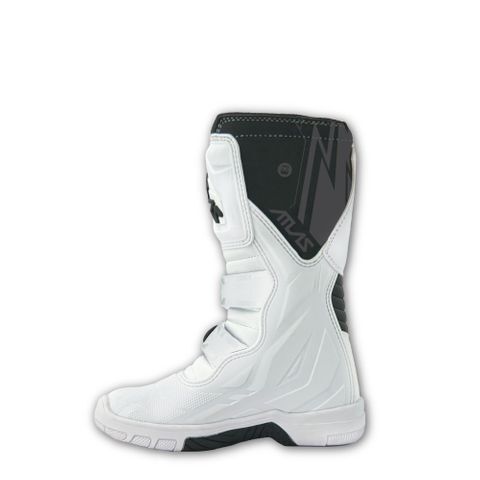 ATLAS TRACTION YOUTH MX BOOTS - WHITE - Image 5