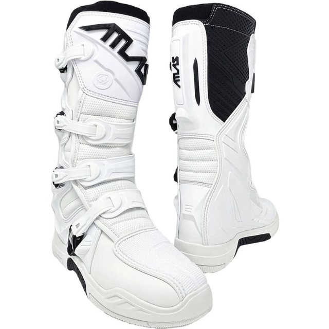 ATLAS TRACTION MX BOOTS - WHITE