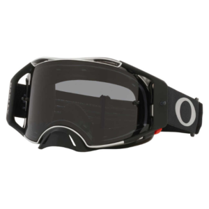 OAKLEY AIRBRAKE TUFF BLOCKS BLACK GUNMETAL GOGGLES - DARK GREY LENS