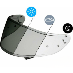 SHOEI CWR-F2 TRANSITIONS VISOR – PHOTOCHROMIC