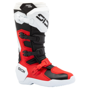 SIDI CROSSCORE MOTOCROSS BOOTS – RED/WHITE/BLACK