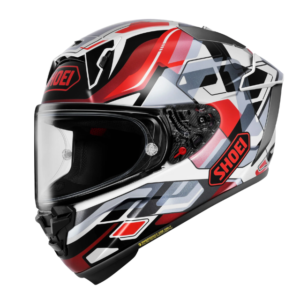 SHOEI X-SPR VALION TC-1 PRO HELMET – RED/WHITE