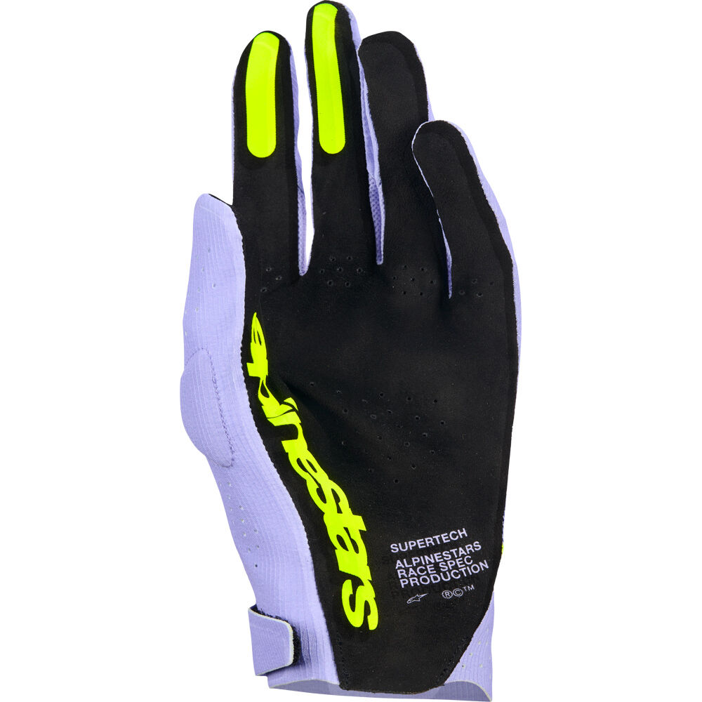 ALPINESTARS 2026 SUPERTECH GLOVES - VIOLET/LAVENDER/YELLOW - Image 2