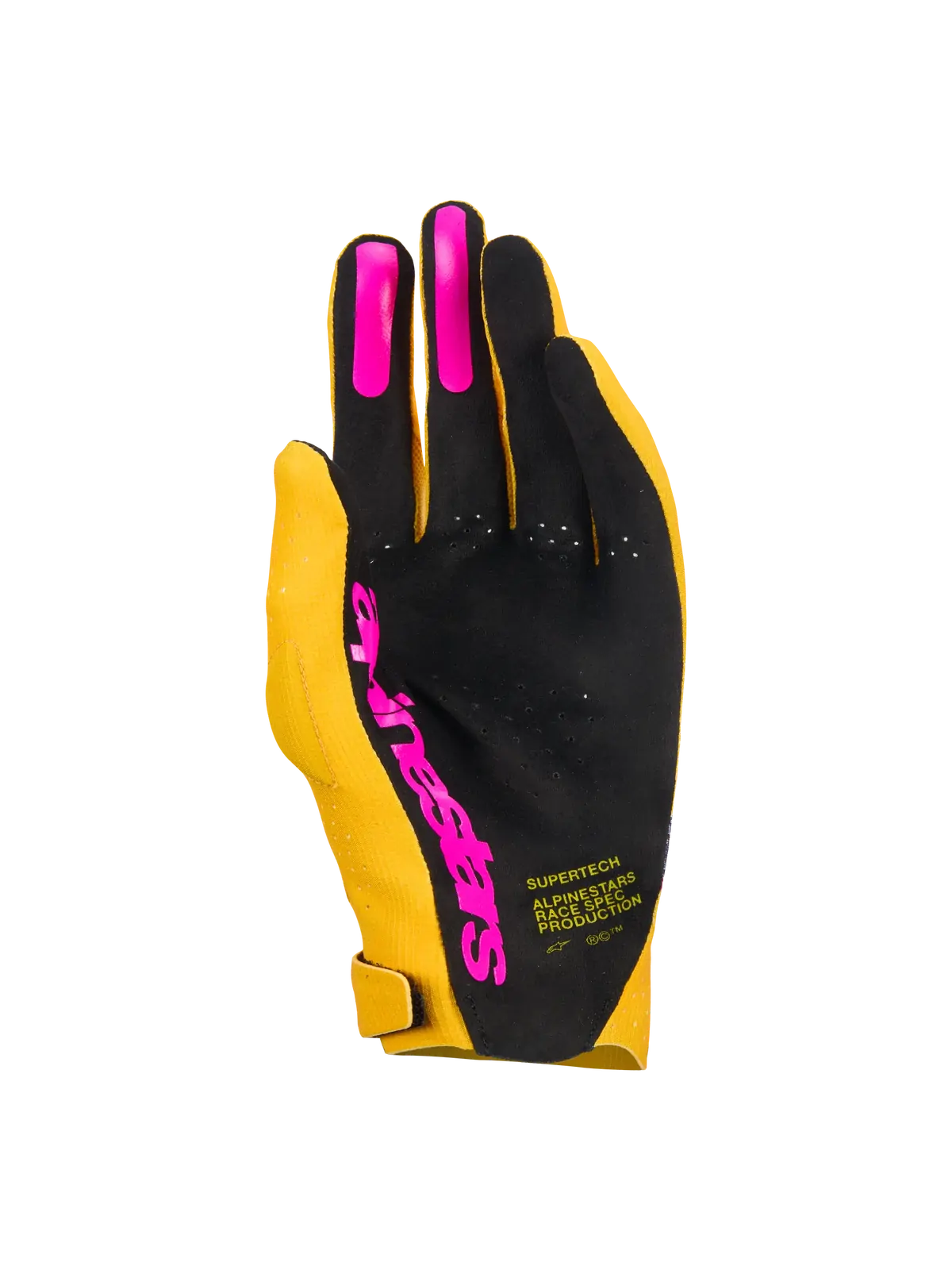 ALPINESTARS 2026 SUPERTECH MX GLOVES - GOLD/BLACK/PINK - Image 2