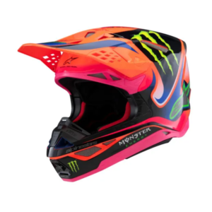 ALPINESTARS SM-10 DEEGAN ECE06 HELMET – ORANGE/PURPLE/PINK