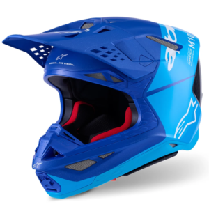 ALPINESTARS 2026 SM-10 SUPERTECH FLOOD HELMET – BLUE/BLACK/CARBON