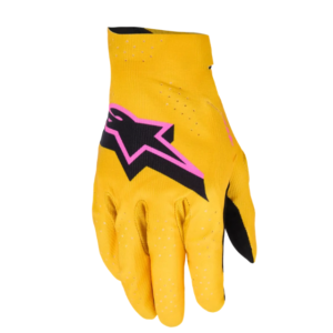 ALPINESTARS 2026 SUPERTECH MX GLOVES – GOLD/BLACK/PINK