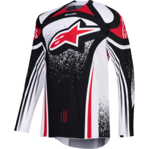 ALPINESTARS 2026 TECHSTAR NOMUR MOTOCROSS JERSEY – RED/WHITE/BLACK