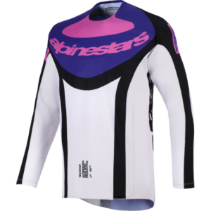 ALPINESTARS 2026 TECHSTAR KNIF MOTOCROSS JERSEY – BLACK/GREY/PURPLE