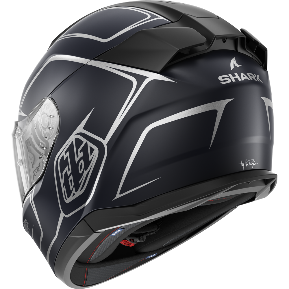 SHARK D-SKWAL 3 DRONE HELMET - BLUE/SILVER - Image 2