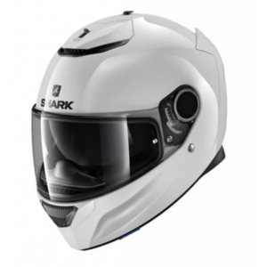 SHARK SPARTAN BLACK HELMET – WHITE